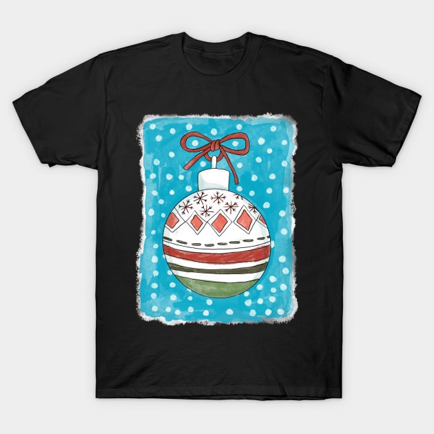 Christmas ornament, Christmas collection T-Shirt by Lillieo and co design